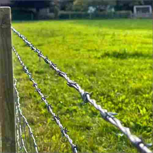 Barbed Wire Above Stock Fencing