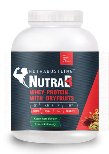 Nutrabustling Nutrab Whey  Protein (With Dry Fruit) Age Group: Adults