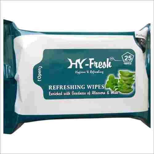 Refreshing Wipes Aloevera Cooling Mint