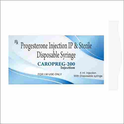 Progesterone Injection IP And Sterile Disposable Syringe