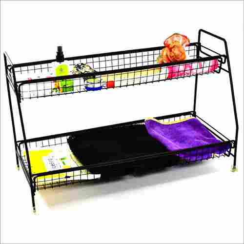 4927 Metal Space Saving Multi purpose Kitchen Spice Rack Storage Organizer Shelf Stand