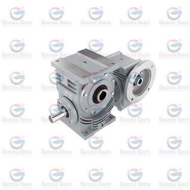 Silver Horizontal Double Reduction Gearbox Hollow Type