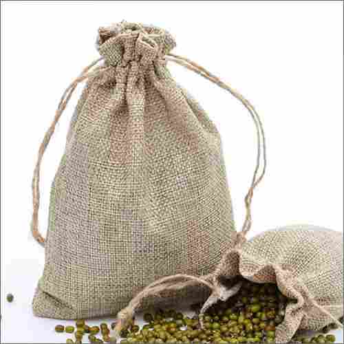 Jute Potli Bags with Drawstring Gift Jute Bags