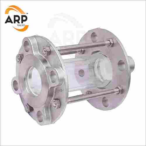SS Sight Glass Valve With Flange End