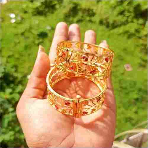 Assamese Traditional Diamond Stone Bangle
