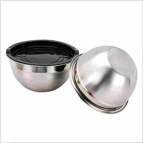 Stainless Steel Salad Mixing Round Bowls