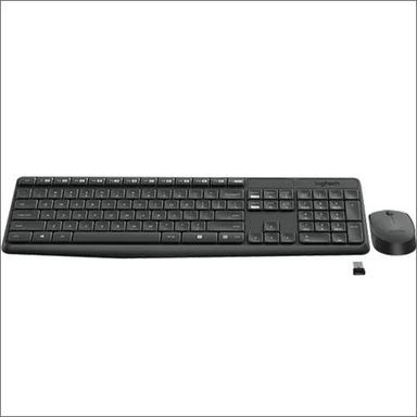 Black Logitech Wireless Keyboard And Mouse