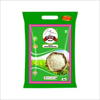 Green Laminated Rice Packaging Pouches