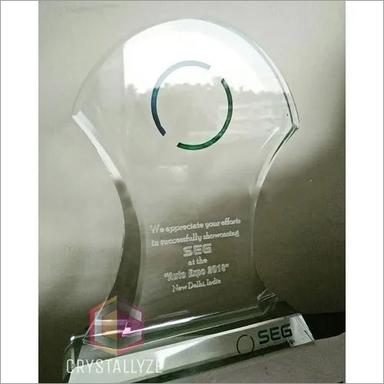 Customized Crystal Plaque Size: 9 Inch