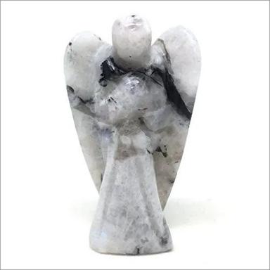 White And Black Rainbow Moonstone Angel