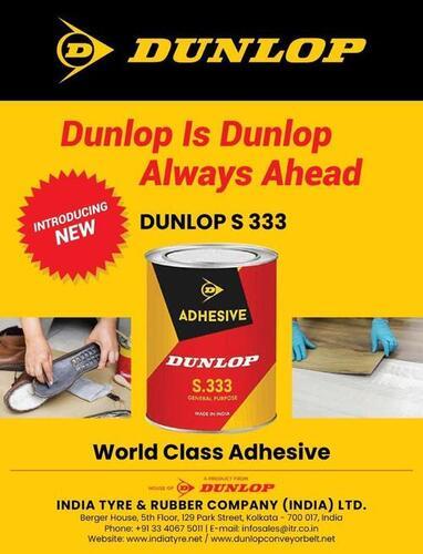 Brown Dunlop S 333 H Liquid Adhesive