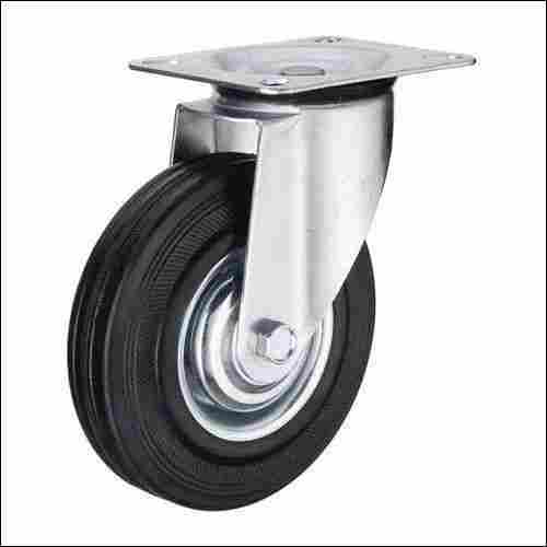 Black Rubber Caster Wheel