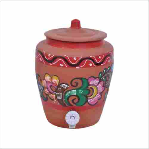Earthen Clay Red Water Pot