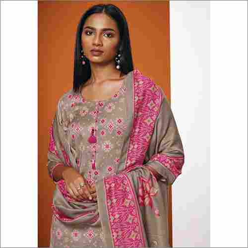 Silk Pink Designer Salwar Suit