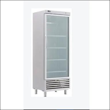 Silver Glass Door Refrigerator
