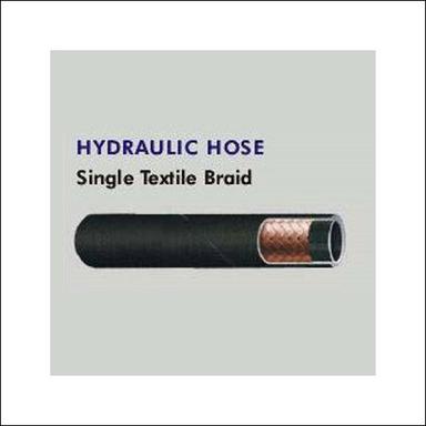 Black Single Textile Braid Hydraulic Hose Pipe