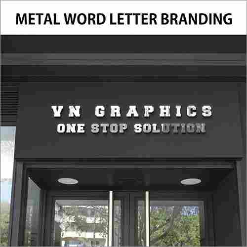 Metal Word Letter