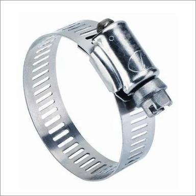 White Stainless Steel Hose Clamps