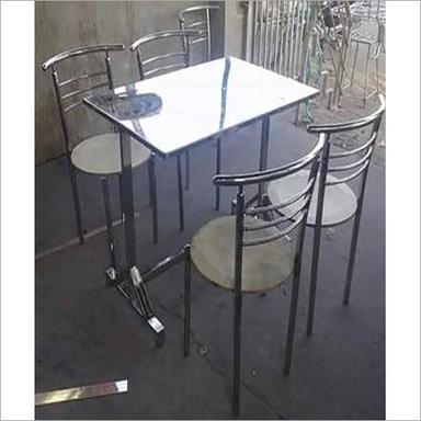 Wood Stainless Steel Dining Table