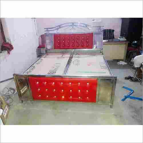 Stainless Steel Frame Double Bed