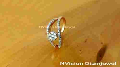 Rose Gold Natural Diamond Fancy Ring