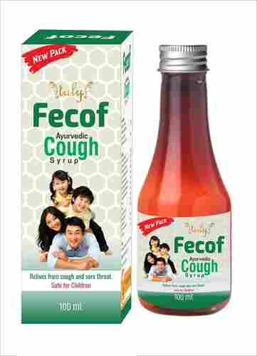 Fecof Syrup for Cough Dry Cough Throat Discomfort (100 Ml)