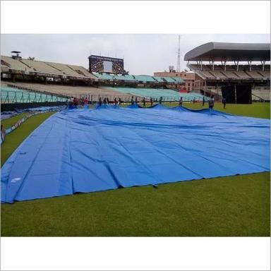 Blue Cricket Pitch Cover