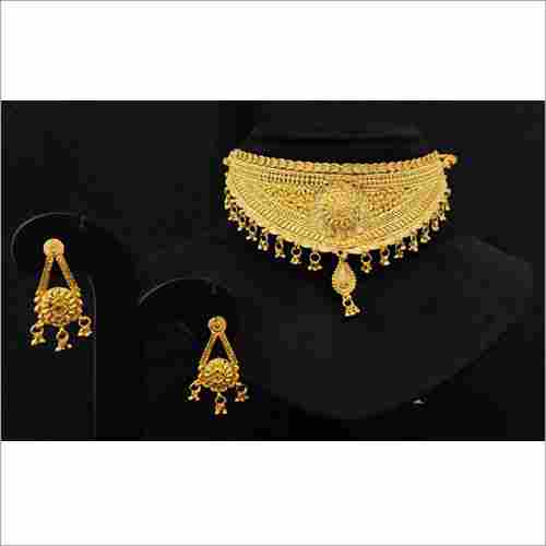Traditional Gold Plated Designer Necklace