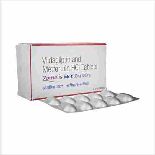 Vildagliptin and Metformin HCl Tablets
