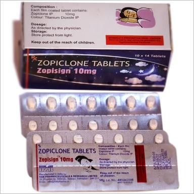 White 10 Mg Zopiclone Tablet