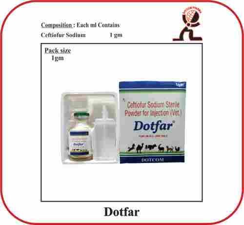 Ceftiofur Sodium 1 gm Brand - DOTFAR