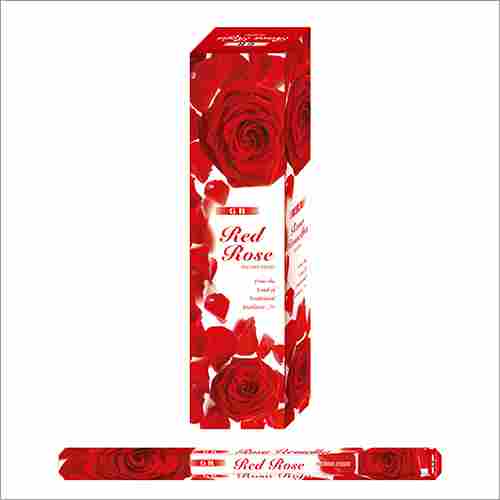 Red Rose Tall Hexagon Incense Sticks