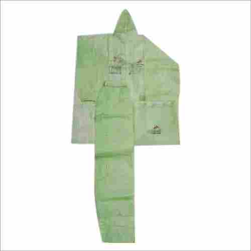 Men Light Green PVC Raincoat