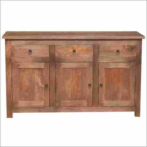 3 Drawer Wooden Sideboard Table