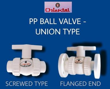 Polished Screwed Type Pp Ball Valve