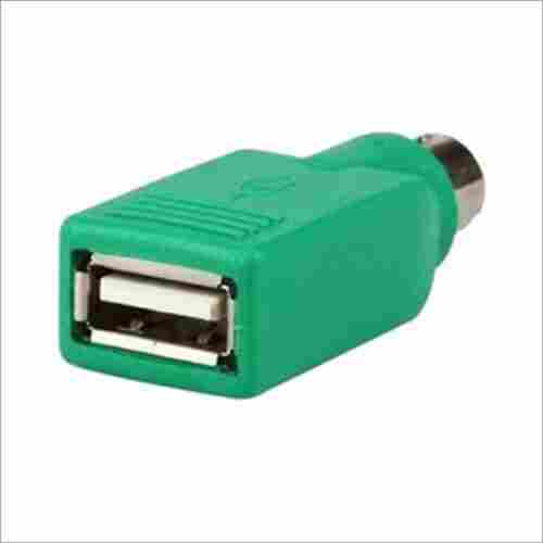 USB to PS2 Adapter 2PCS Green USB Female to PS/2 Male Converter Adapter for Mouse and Keyboard
