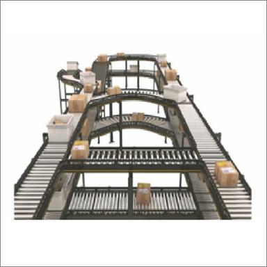 White-Black Crate Conveyor System