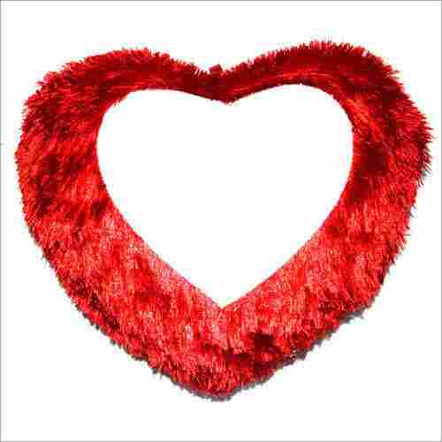 Sublimation Heart Fur Cushion