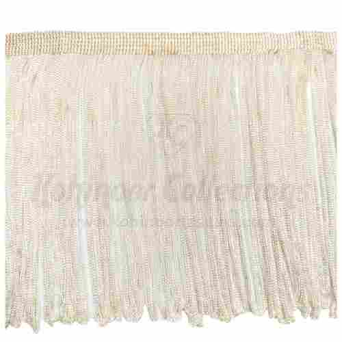 Knitted Rayon Silk Natural Fringe Lace