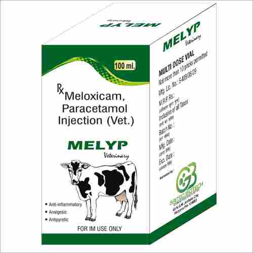 100ml Meloxicam Paracetamol Injection