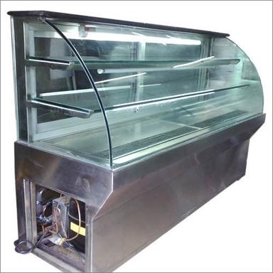 Silver Stainless Steel Display Counter