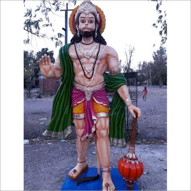 Uv Resistant Lord Hanuman Fiber Statue Skyartzone