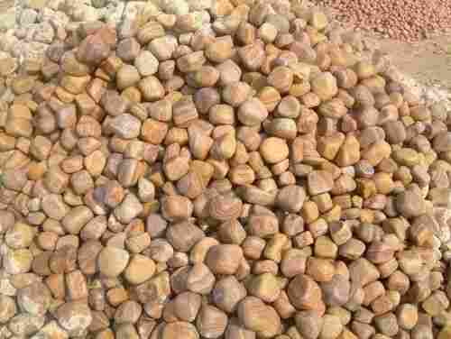 Rainbow sandstone pebble