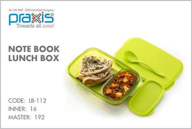 Multicolour Note Book Lunch Box