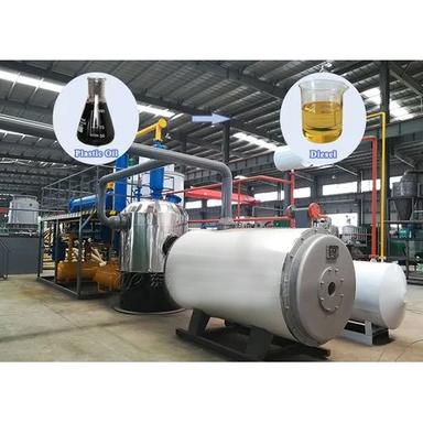 Automatic Tyre And Plastic Oil Distillation Plant