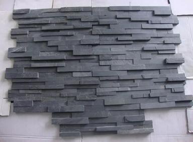 Natural Stone Black Slate Ledger  Panels