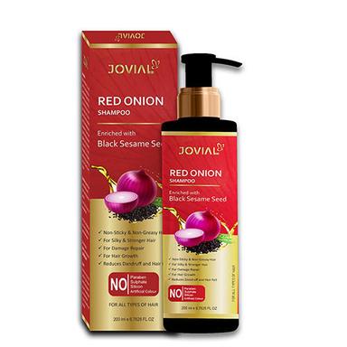Hair Treatment Products Red Onion Shampoo With Black Sesame Seeds