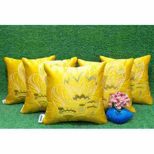 5 Pcs Yellow Cushion Cover Set