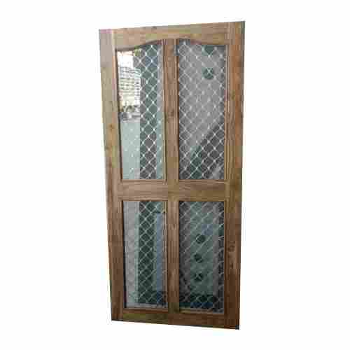 Wood And Glass Door