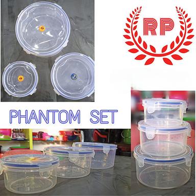 Phantom Plastic Tiffin Set Hardness: Rigid